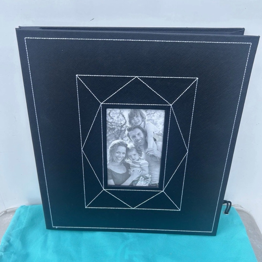 NWT Embroidered Black Photo Elegant Photo Album